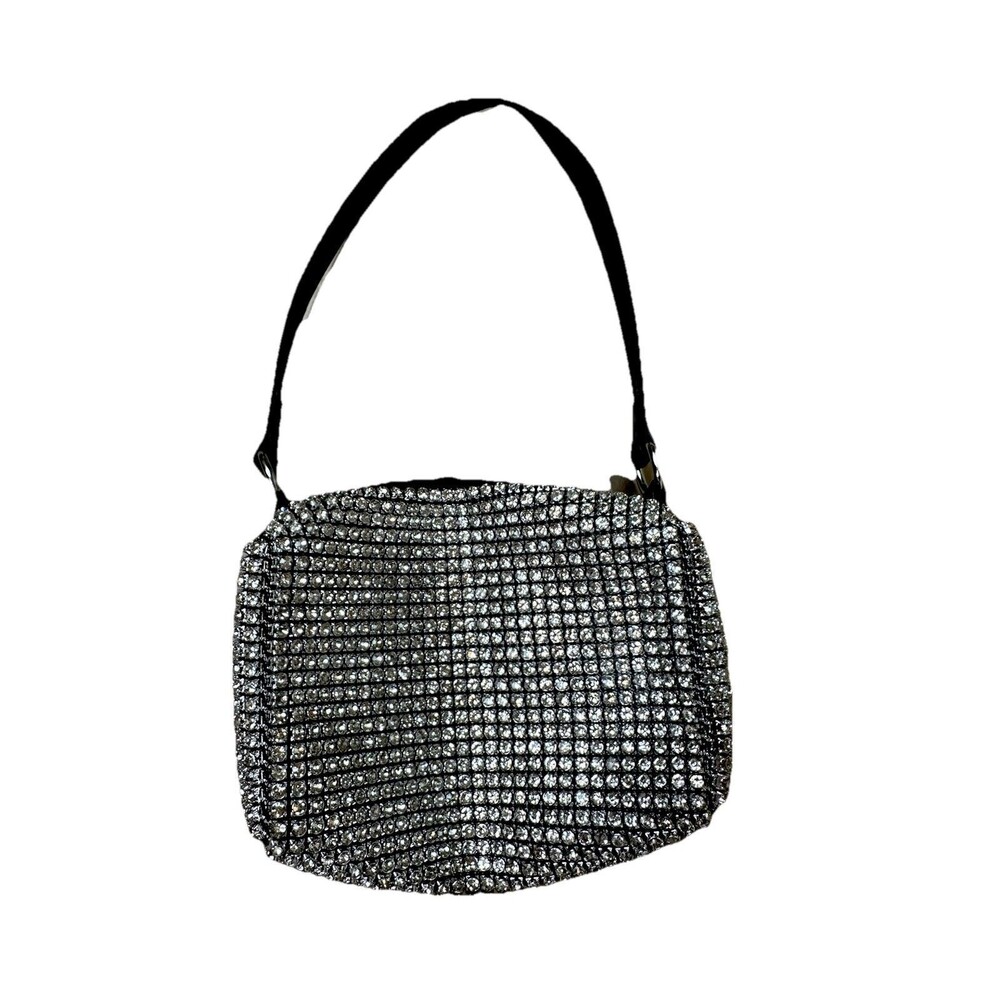 Rhinestone Mini Bag Convertible Party Purse Disco Festival Glamour Night Out
